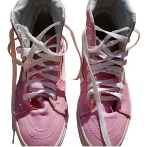 Pink vans sneakers